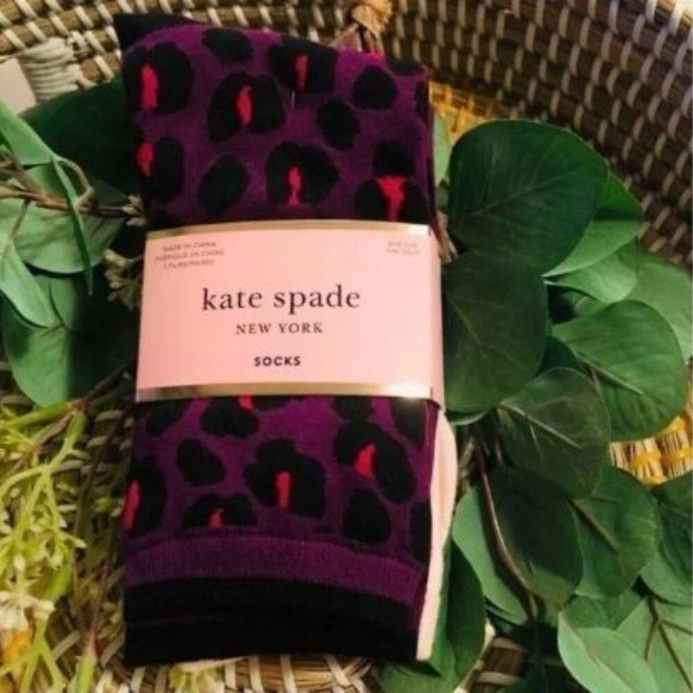 Kate Spade Crew Socks Set 3Pcs NWT